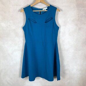 MONTEAU Sleeveless Teal Fit and Flare Dress NEW Size 1X